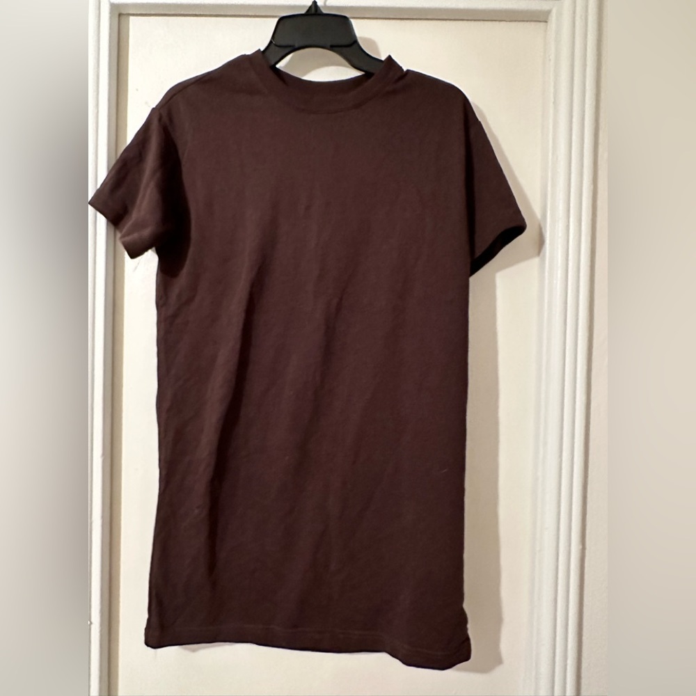 Size xxs brown shirt dress H&M